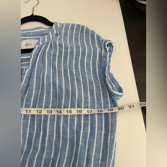 Rails Emma St Germain Stripe Sky blue white stripes Small - Picture 10 of 10